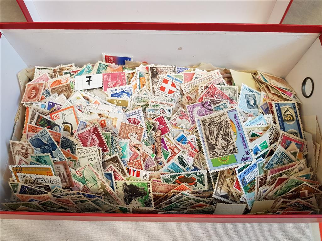 LOT DE 12 CARTES PROJECT LIFE TIMBRES ET CHIFFRES - BLANC
