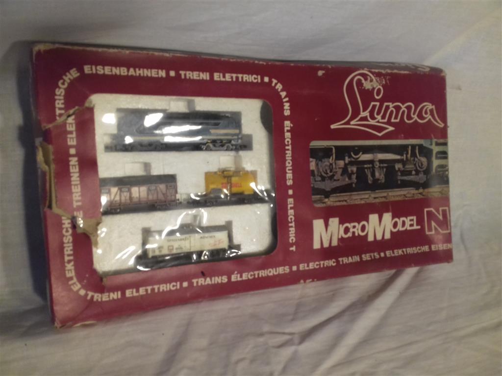 COFFRET TGV LIMA train électrique ho ancien jouet lot wagon France