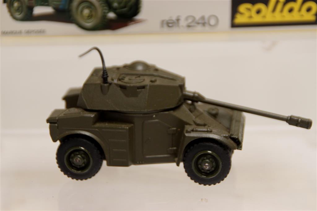 Solido 1/50 - Panhard AML 90 Flandre - Militaire - Occasion (Bon état + Boîte)
