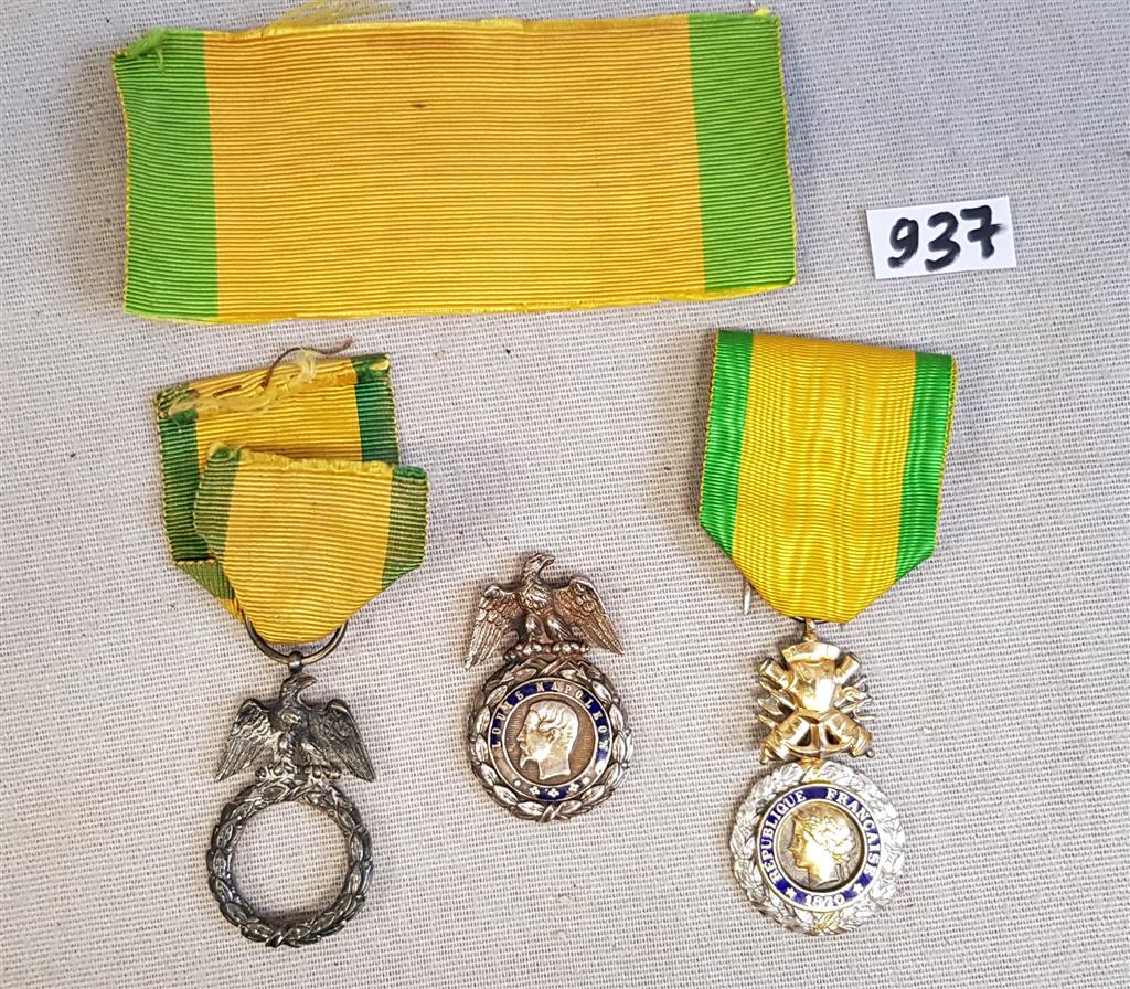 Deux médailles militaires françaises - Collection