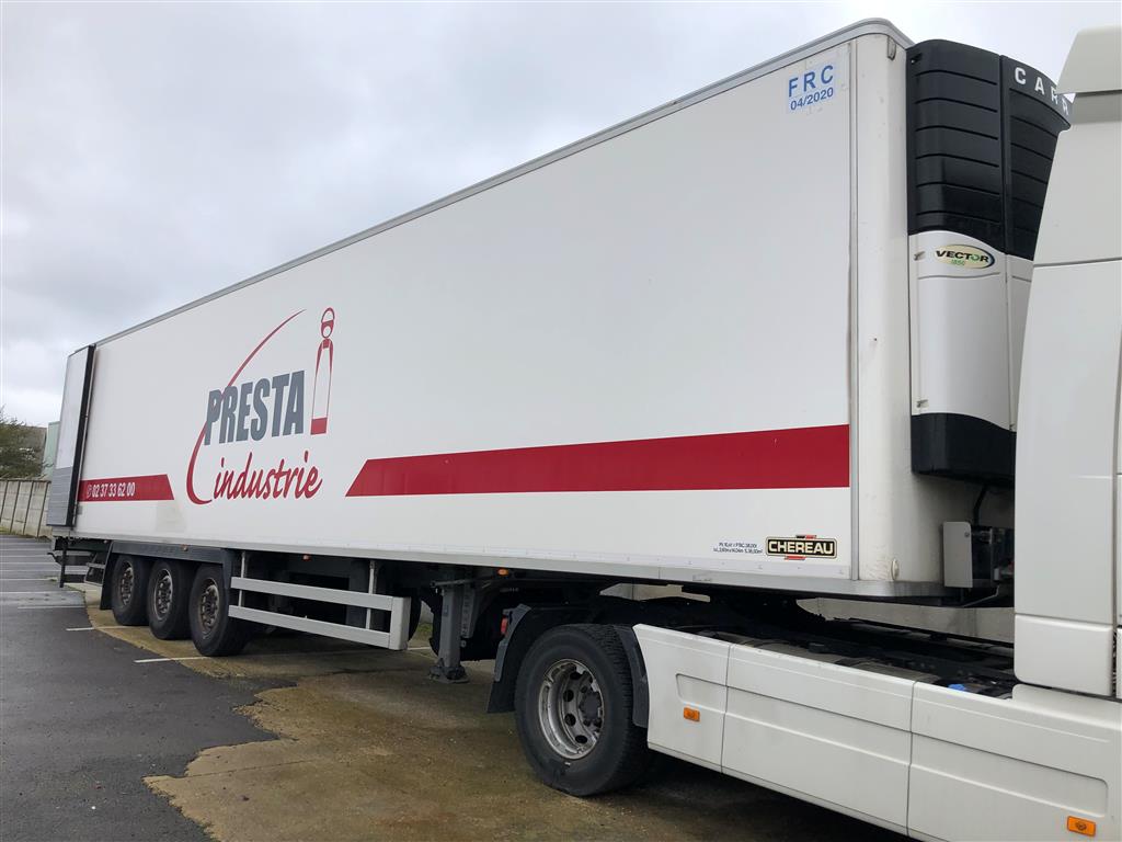 4858 - CHEREAU SEMI-REMORQUE FRIGORIFIQUE - VENTE JUDICIAIRE SUITE A LIQUIDATION JUDICIAIRE D'UN 