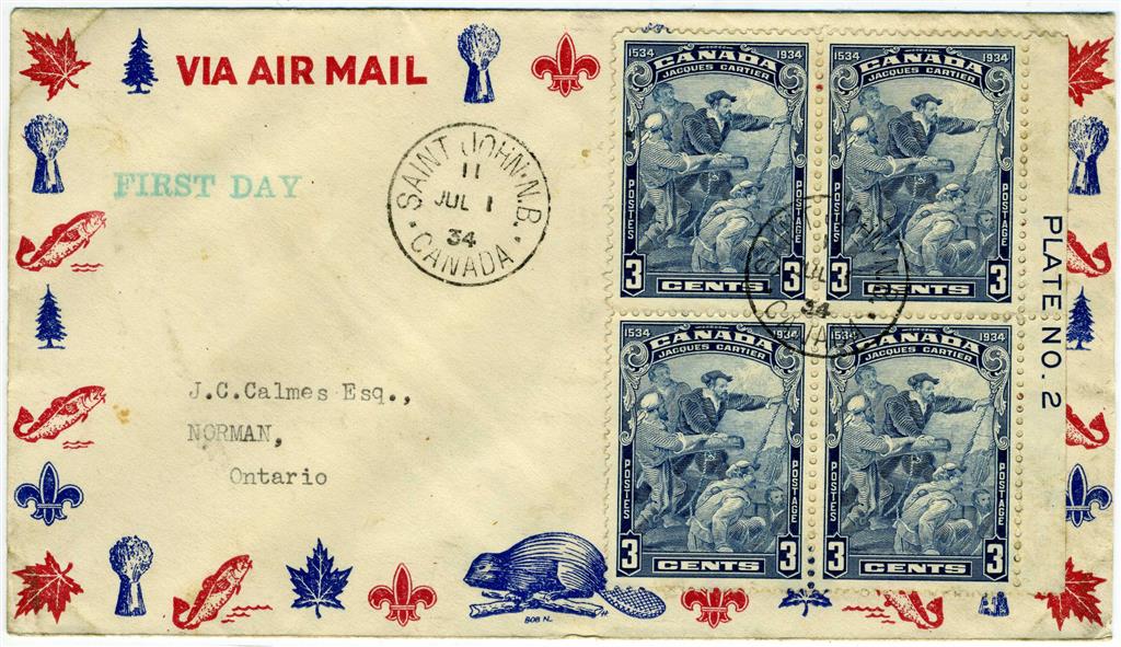 CANADA JACQUES CARTIER, 4e centenaire de son arrivée au C