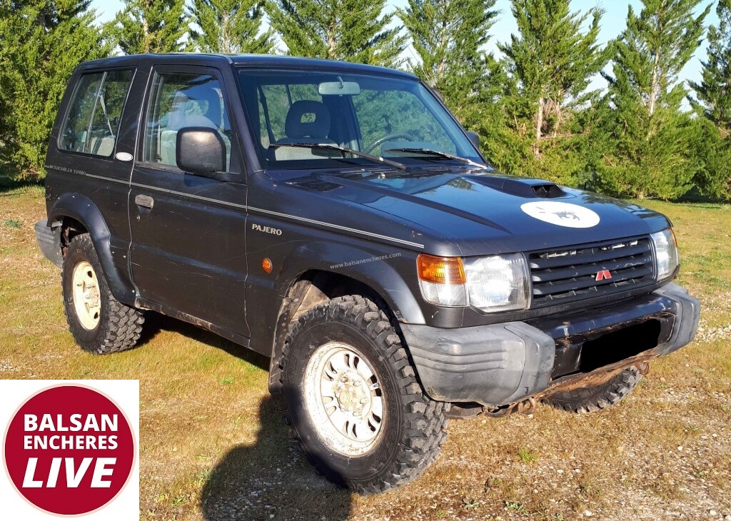 5653 MITSUBISHI Pajero 2.5 TD 1991 VENTE SUR PLACE VEHICULES ANCIENS Balsan Enchères