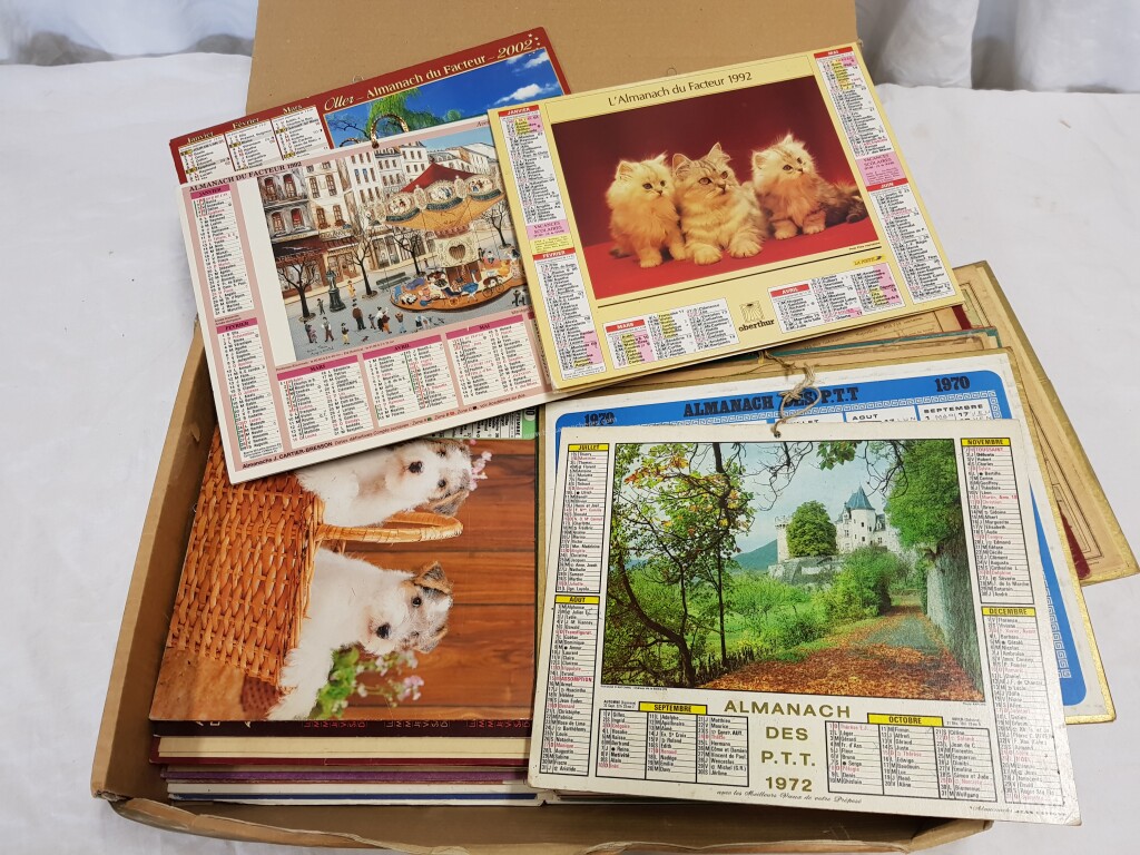 CALENDRIERS DU FACTEUR "almanach des postes et télégraphes".... - VENTE