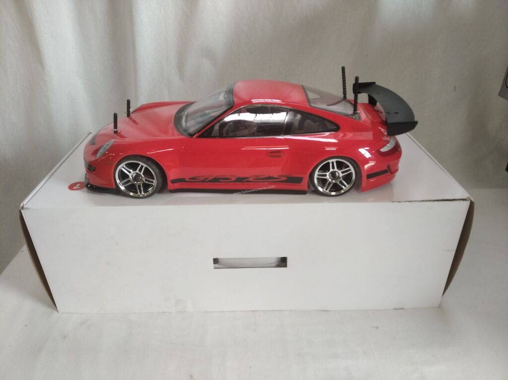 JAMARA Porsche GT3 RC Blanche – Échelle 1/14 – Voiture Radiocommandée Neuve