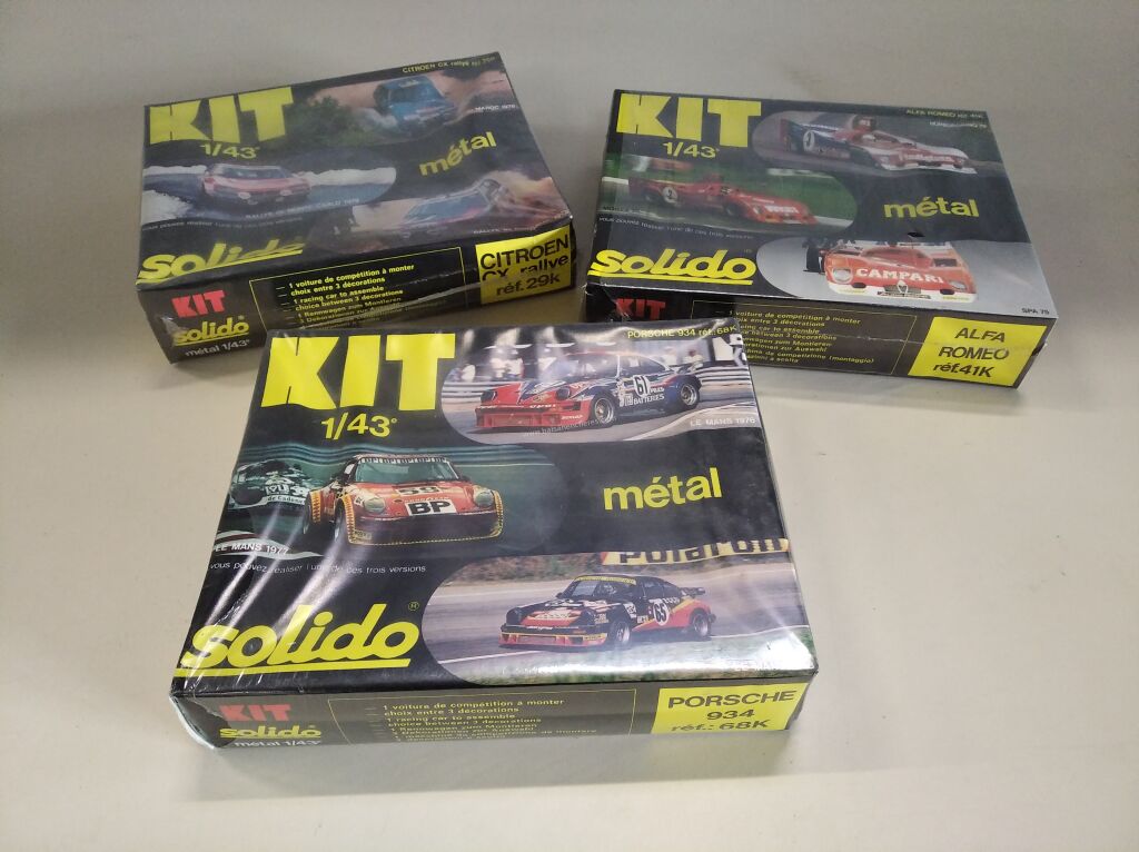Kit Solido à Monter - Porsche 917 Au 1/43, Maquette Métal Vintage Fabriquée En France
