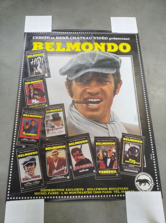 BELMONDO - Le Marginal. Affiche du film \