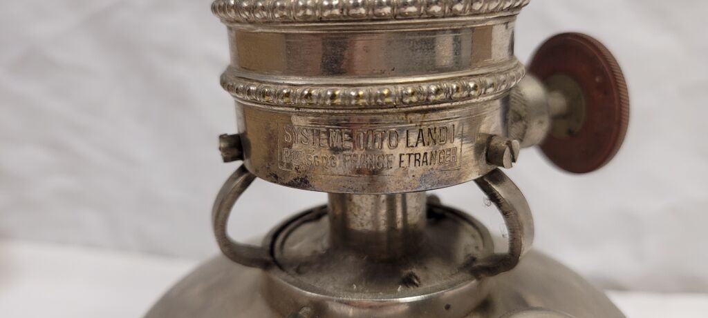 Lampe à Pétrole à Pression Anchor Par Brüder Mannesmann – Vintage, Fonctionnelle