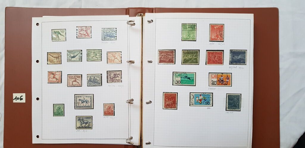 Classeur De Timbres France Cérès Présidence – Années 1948 à 1966 – Complet