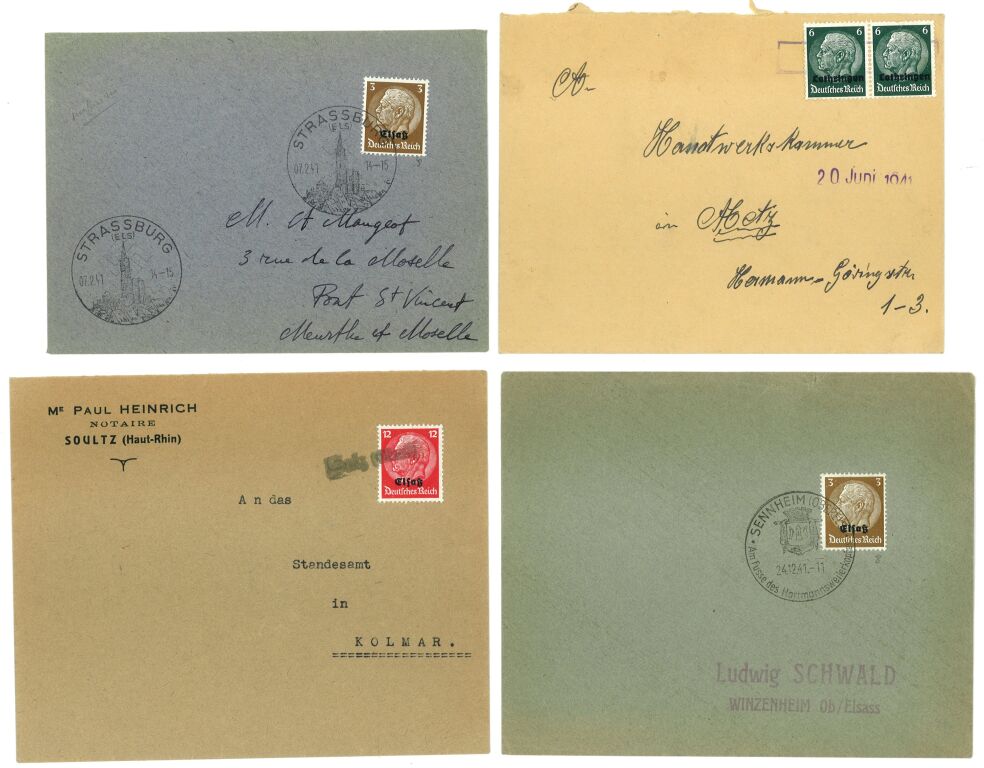 Lettre De Besoin - Occupation Sarreguemines Lorraine 1940 - Seconde Guerre