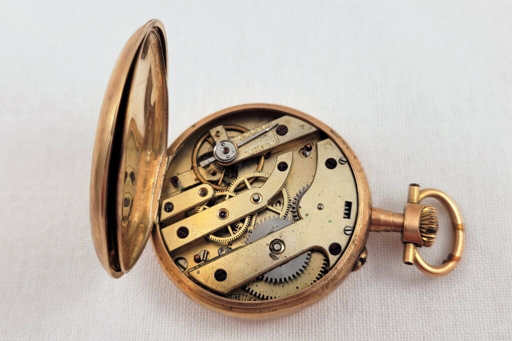 Lot De 12 Mouvements De Montre à Gousset Vintage 19ème Siècle - Cadrans émaillés Blancs, Mécanique, Horloger